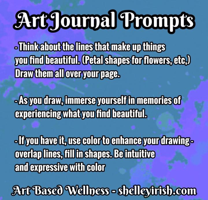 Art Journaling to Calm Worry