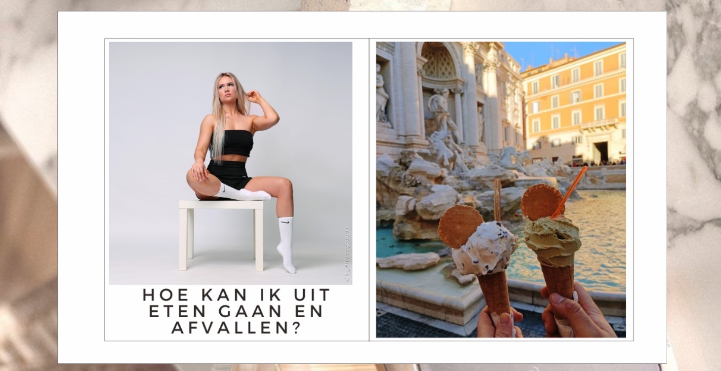 uit eten en afvallen