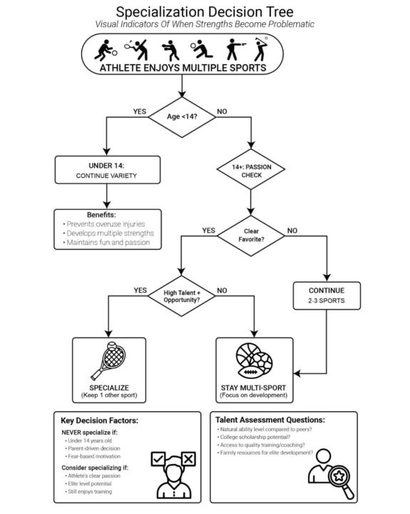👉 “You need to specialise early.”