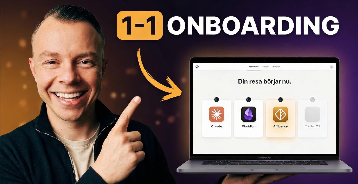 1:1 Onboarding — boka din session