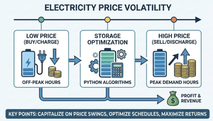 New Online Course: Energy Storage Trading & Arbitrage in Python