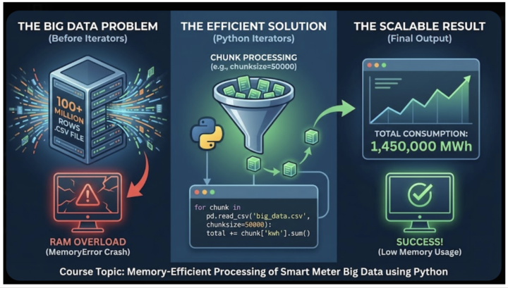 New Online Course: How Big data from Smart Meters are processed efficiently