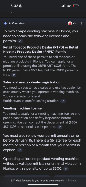 Permits/Licenses etc etc 