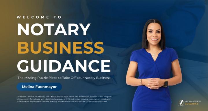 Notary Business Guidance