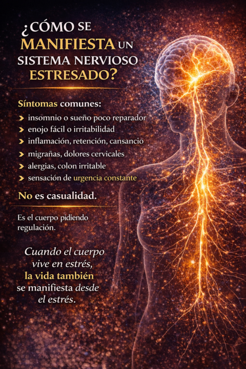 Cómo se manifiesta un sistema nervioso estresado? 