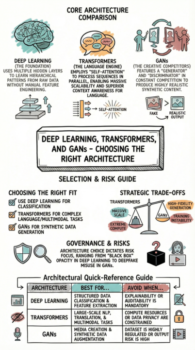 Deep Learning, Transformers, and GANs - Choosing the Right Architecture