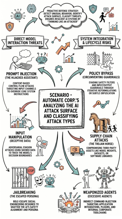 Foundations of AI & Cybersecurity - Lesson 38: Module/Chapter 2.6.4 Scenario on Analyzing the Attack Surface & Classify the Attack Type