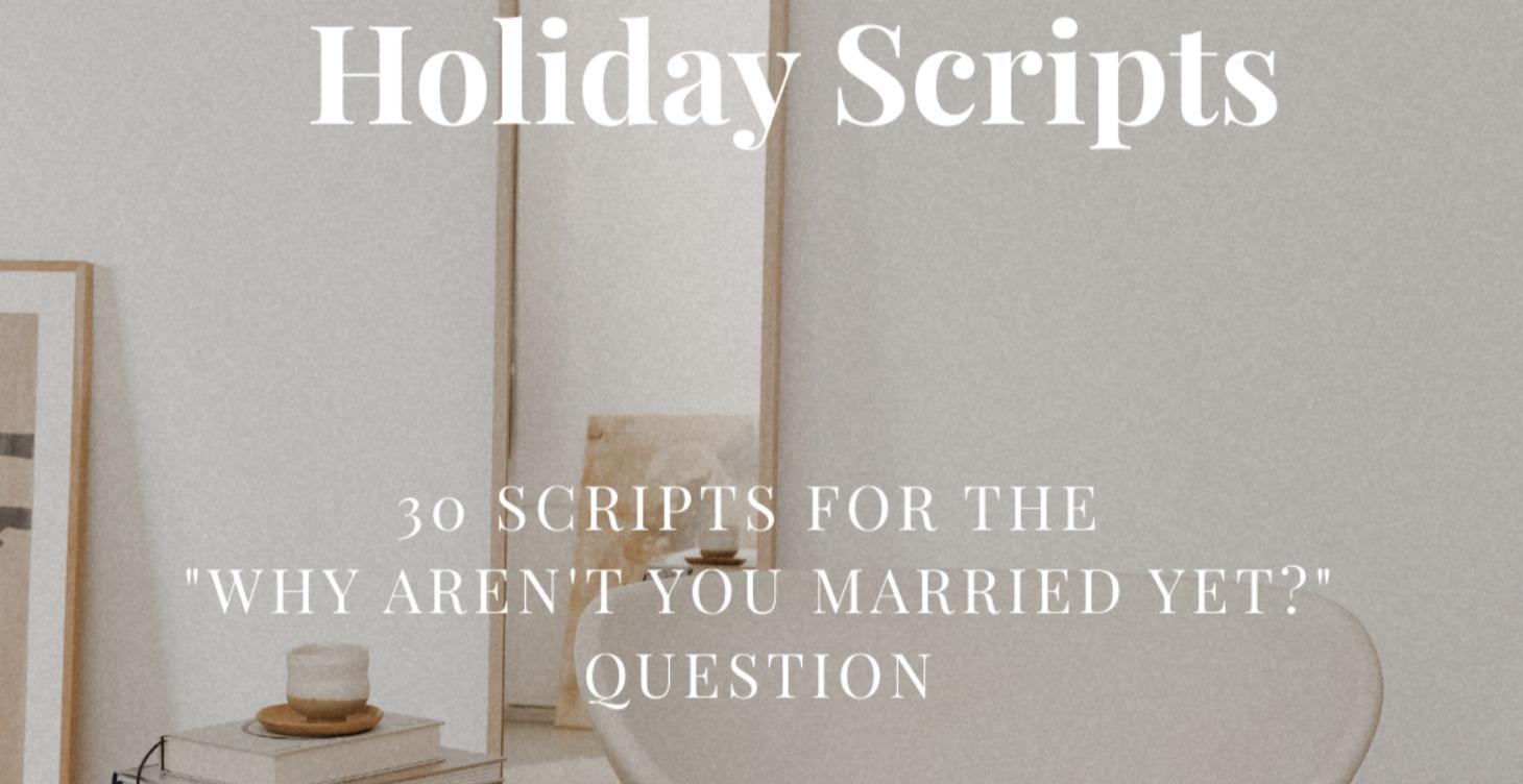 EQ Conversations About Why Aren't You Married Yet?