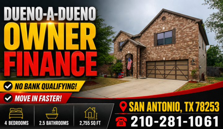 $15K Entry Fee — San Antonio 4/2.5 Owner Finance Deal (Cash Flow + Equity)