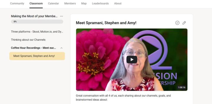 Coffee Hour recording - 11/7