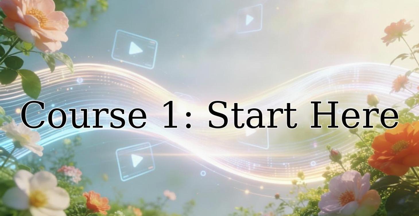 Course 1: Start Here!