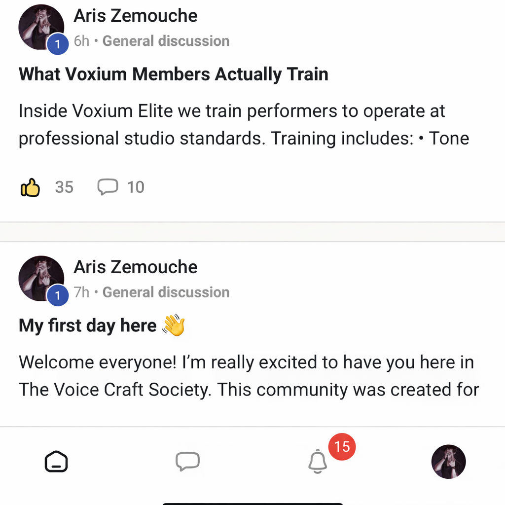 The Voice Craft Society