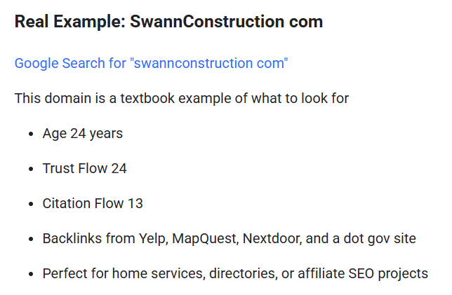 Spam Score Interpretation - Aged Domain