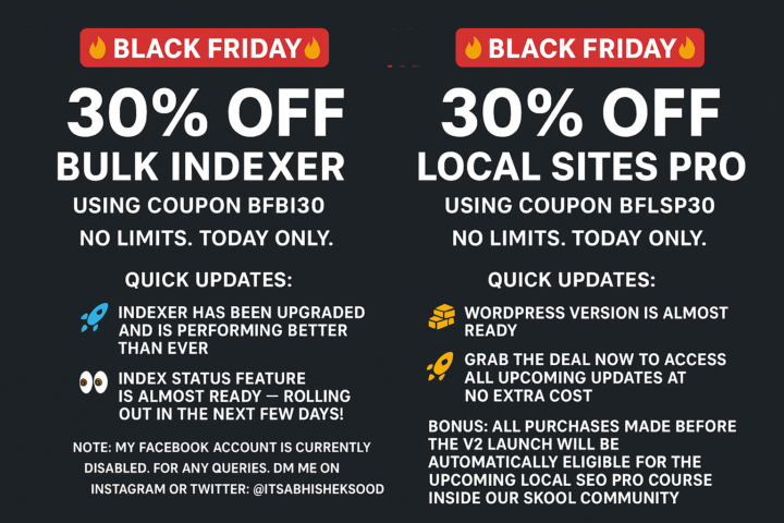 🔥 BLACK FRIDAY DOUBLE DEALS ARE LIVE!
