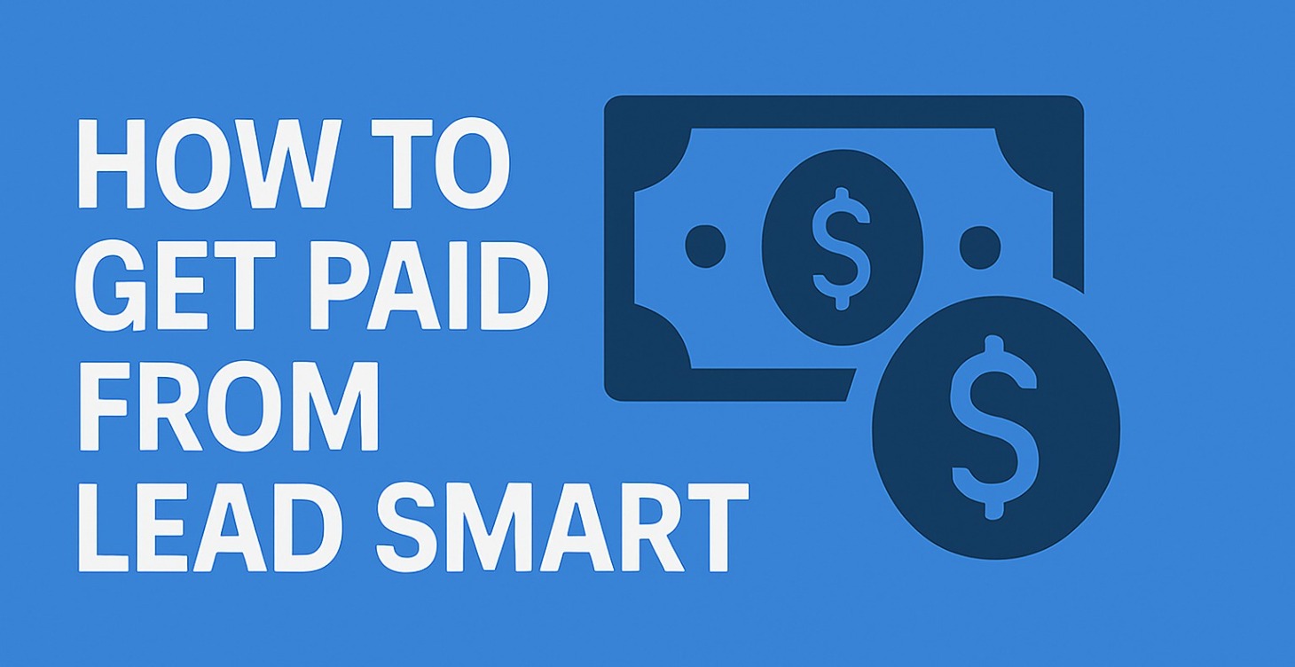 How to get paid from Lead Smart