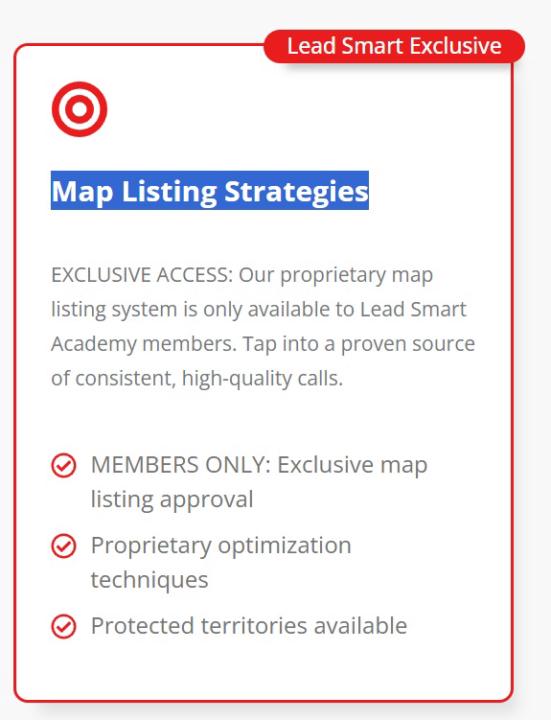 Map Listing Strategies