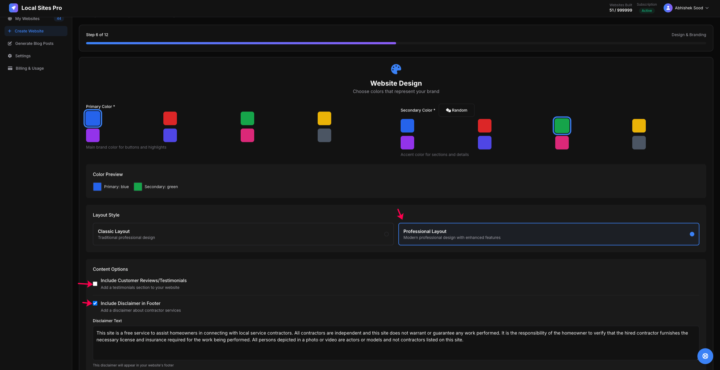 New features added in LocalSitesPro