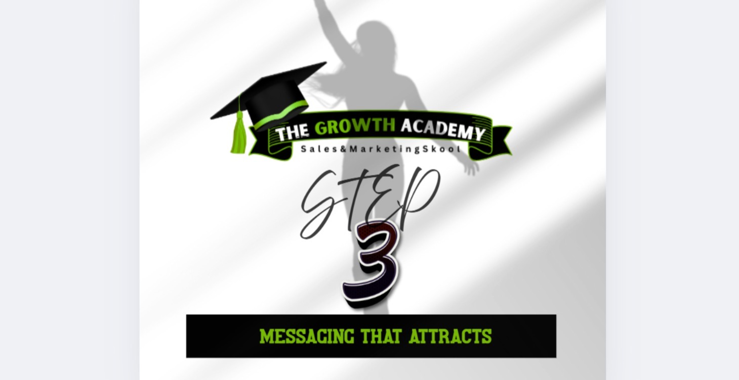 STEP 3 -Messaging that attracts