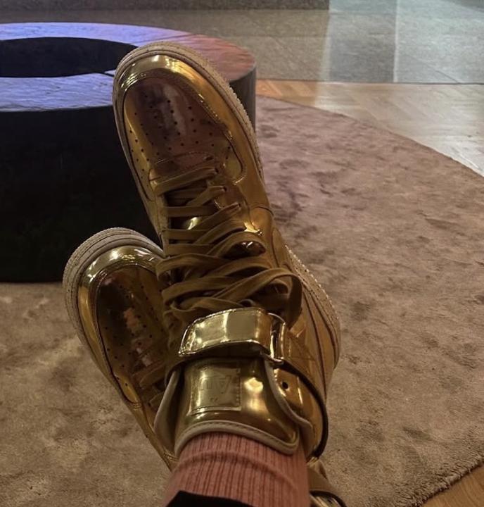 Gold Boots