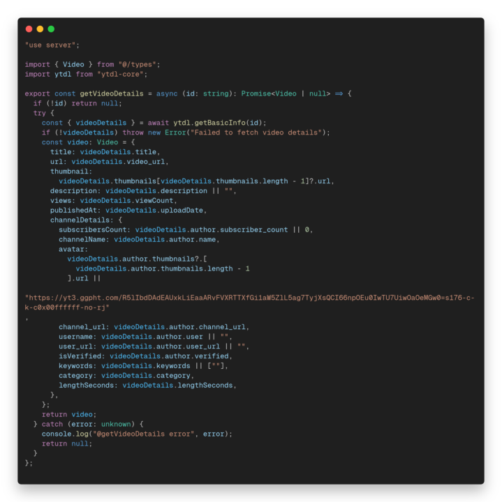 Alternative of youtube api