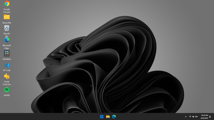 Updated Portfolio (win 11 clone)