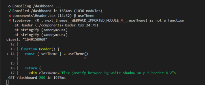 Shadcn Dark mode