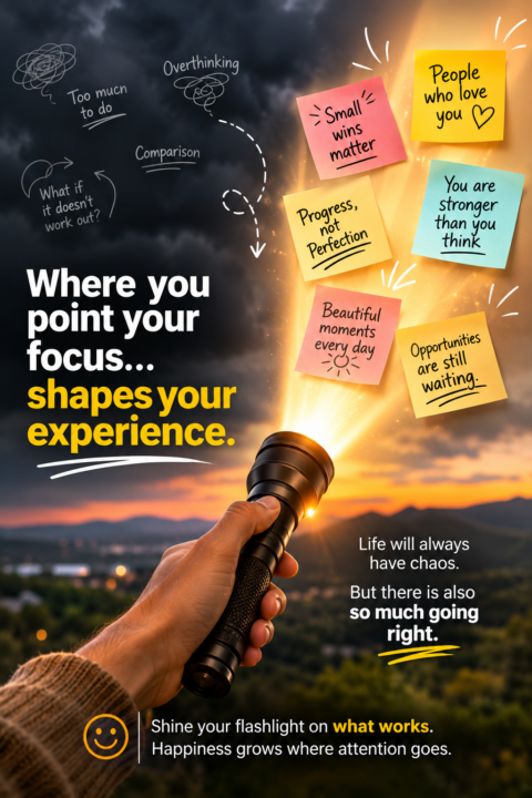 Where focus goes energy flows! 