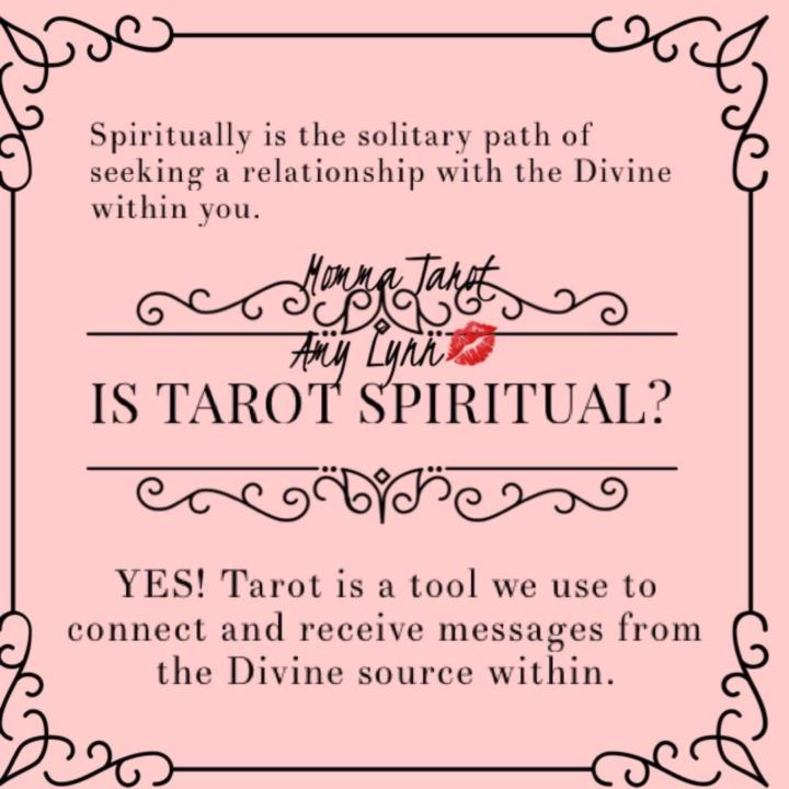 Is tarot spiritual?