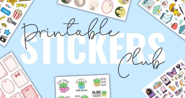 Printable Stickers Club
