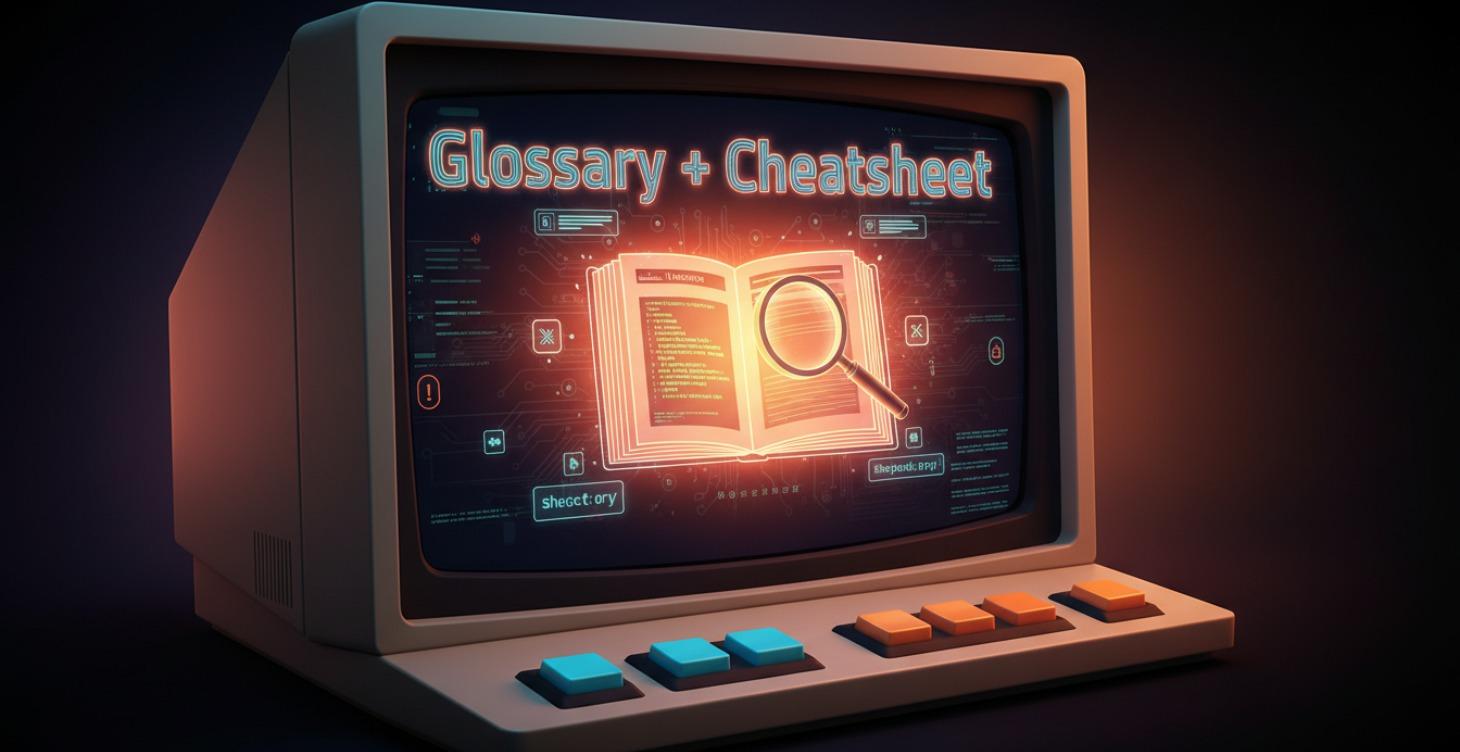 Bonus: Glossary + Cheatsheet