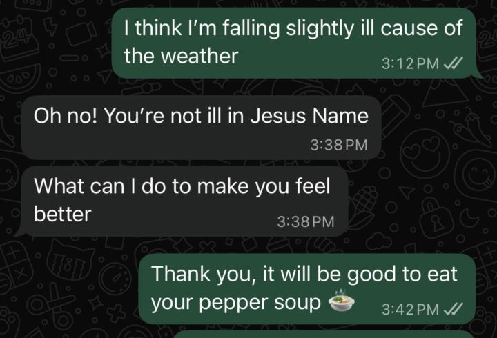 Allowing yourself to be pampered by others