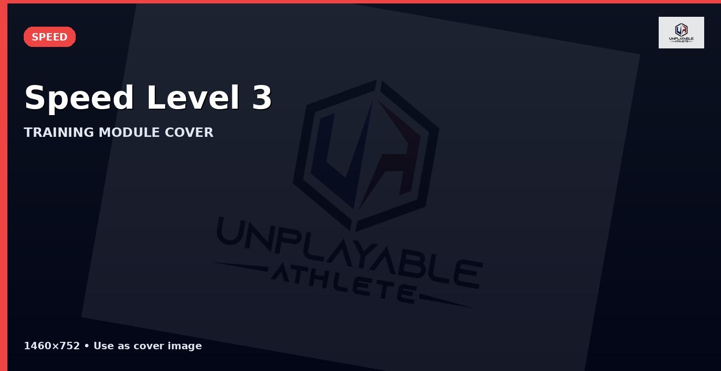 Speed Level 3 💨🏃‍♂️