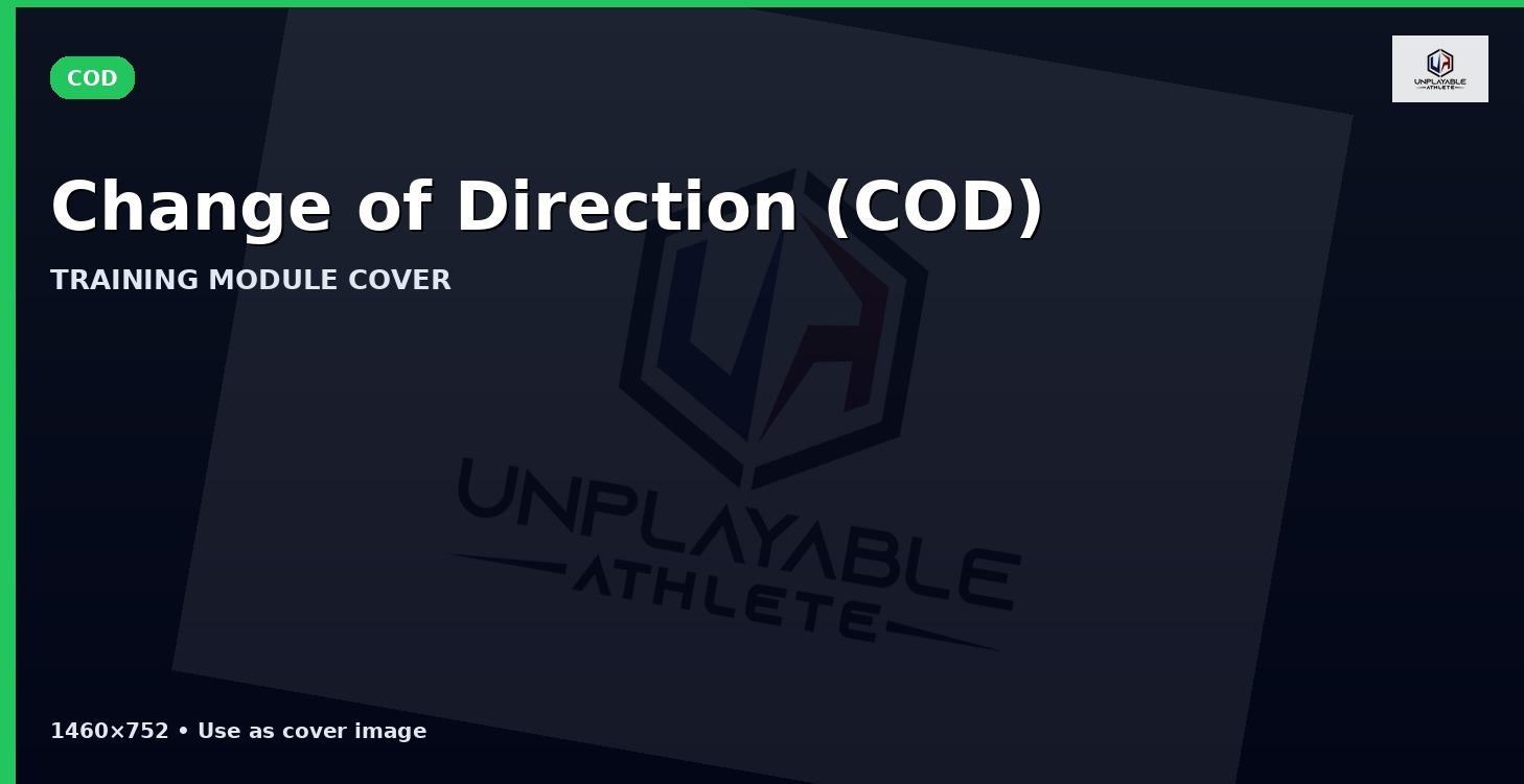Change of Direction (COD) 🔄⚽️