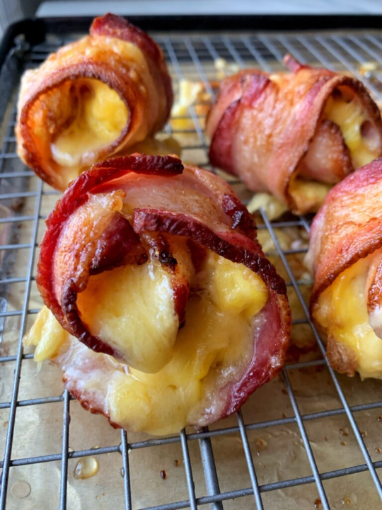 OMG Bacon, Egg + Cheese Roll Ups!