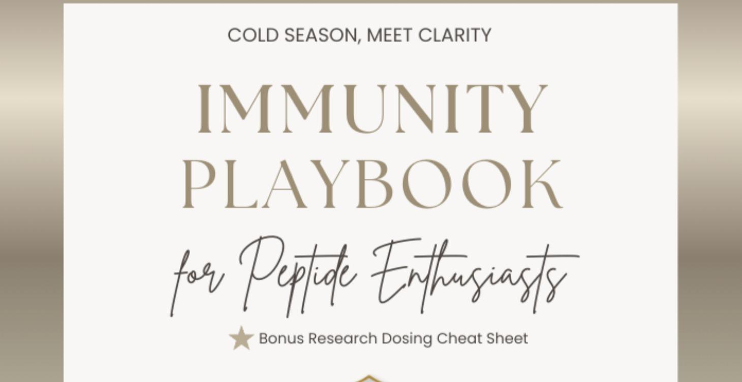 IMMUNITY Peptide Playbook