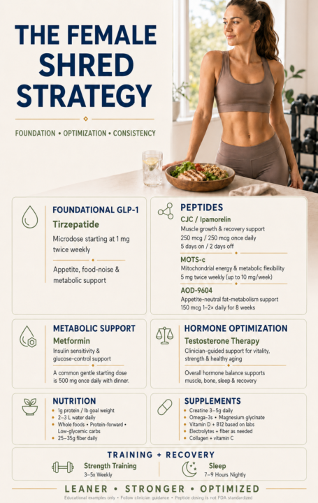 THE FEMALE SHRED STRATEGY 💪🏻
