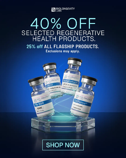 BioLongevity Labs Regeneration Sale is LIVE!