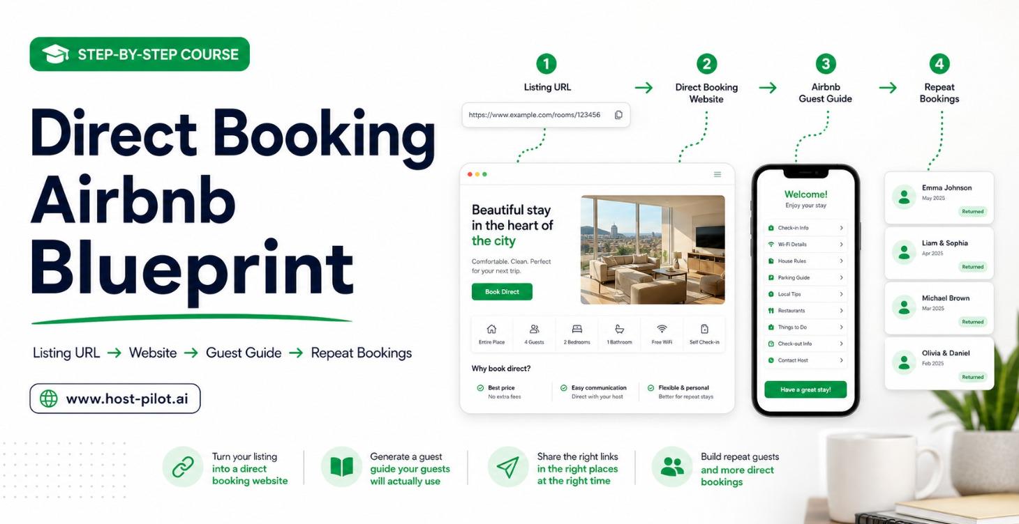 Direct Booking Airbnb Blueprint