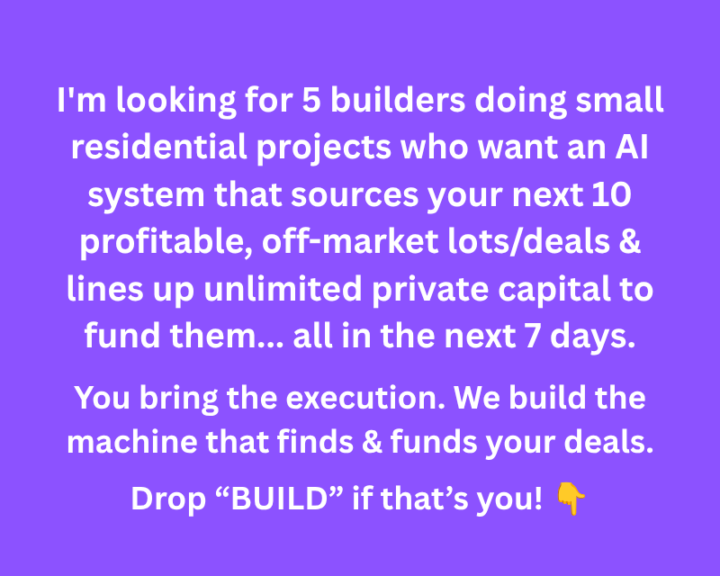 Drop "BUILD" if that's you!