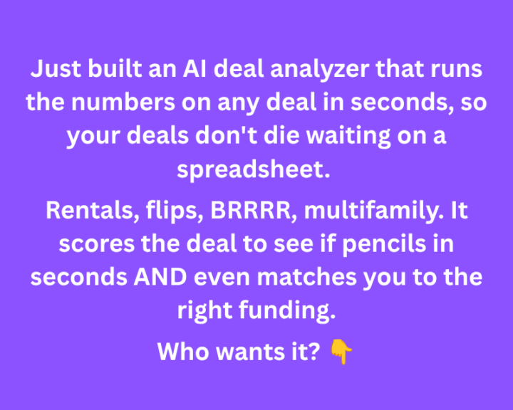 Analyze More Deals. Make Better Decisions. Find the Right Capital.