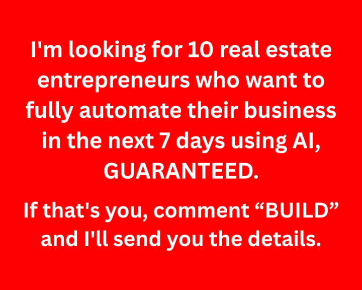 Comment "BUILD" and I'll send you the details