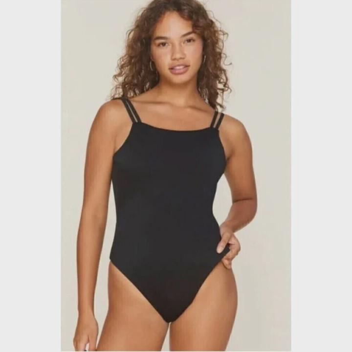 Sold! Andie Swim Size Small Black The Rockaway One Piece Swimsuit NWT
