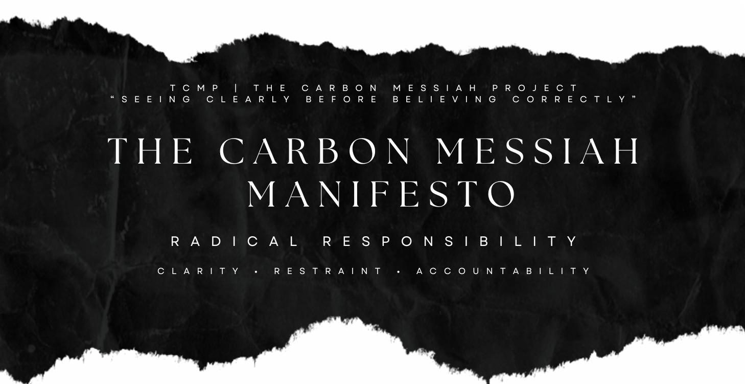 The Carbon Messiah Manifesto