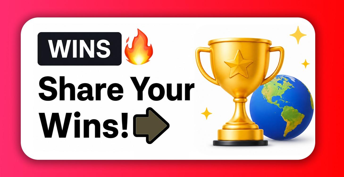 Share your WINS!