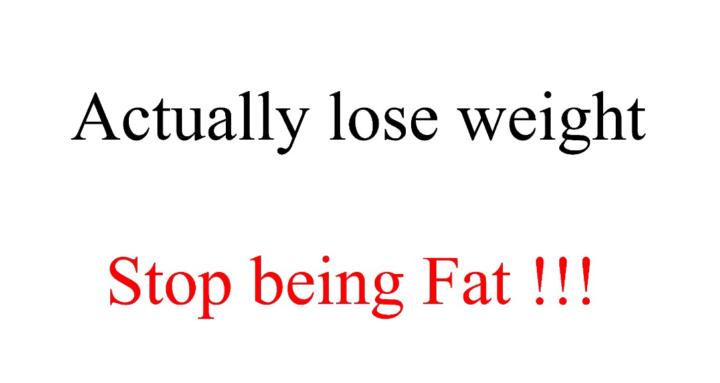 actually lose weight