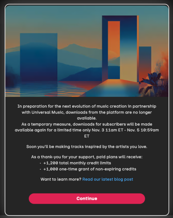 Bomb Shell Udio Announcement 