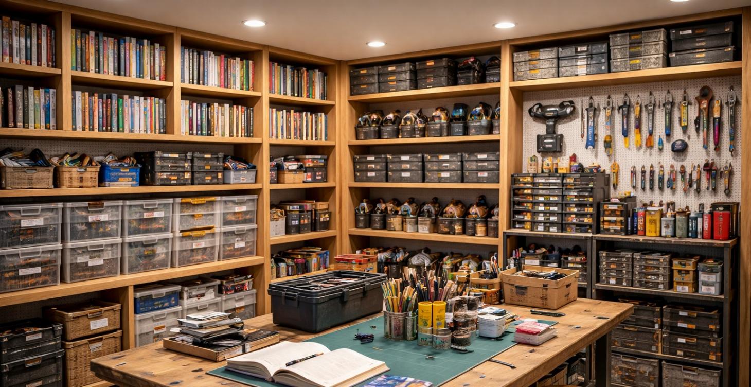 Wealthy Retirement Supply Room