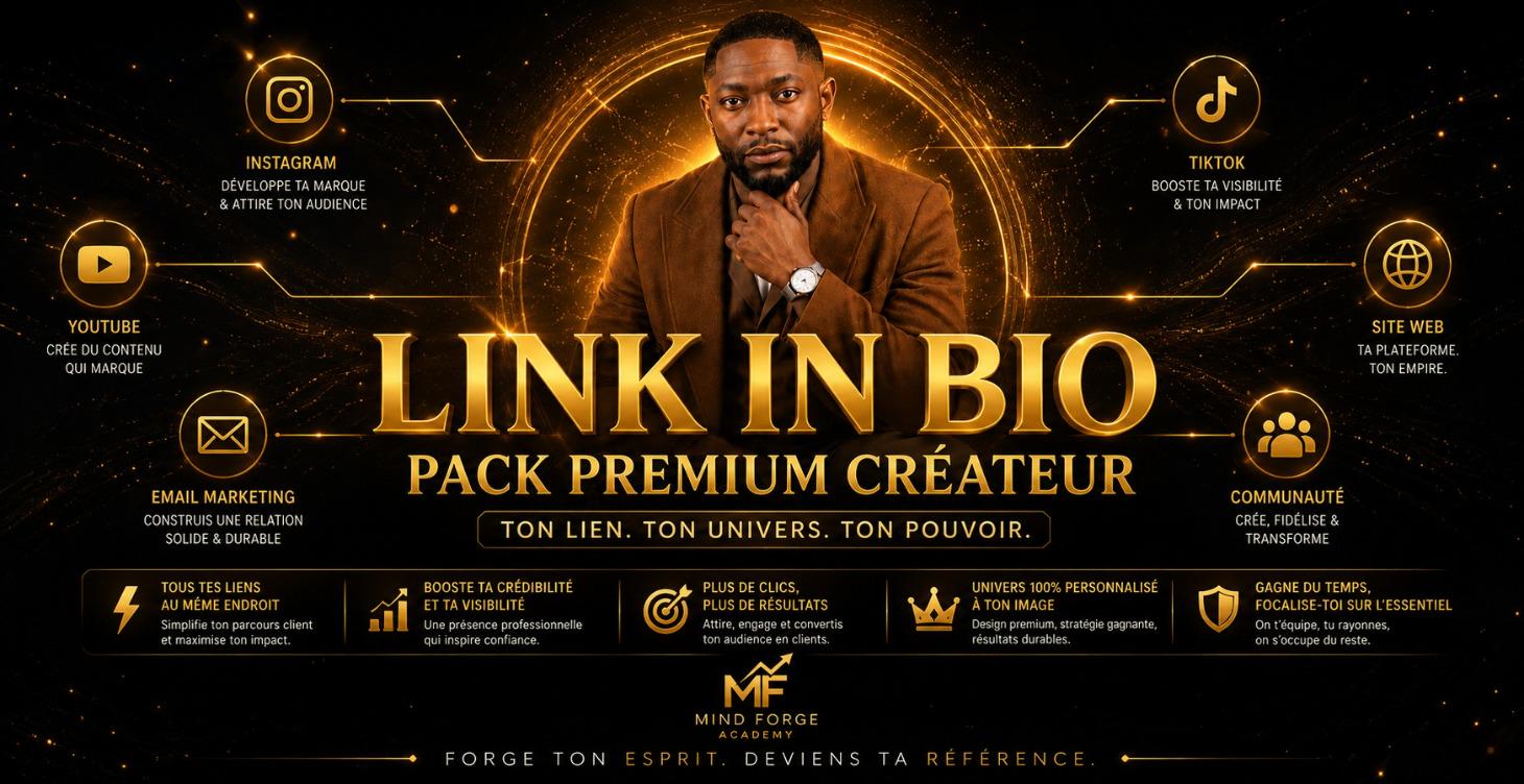 Link in Bio – Pack Premium Créateur