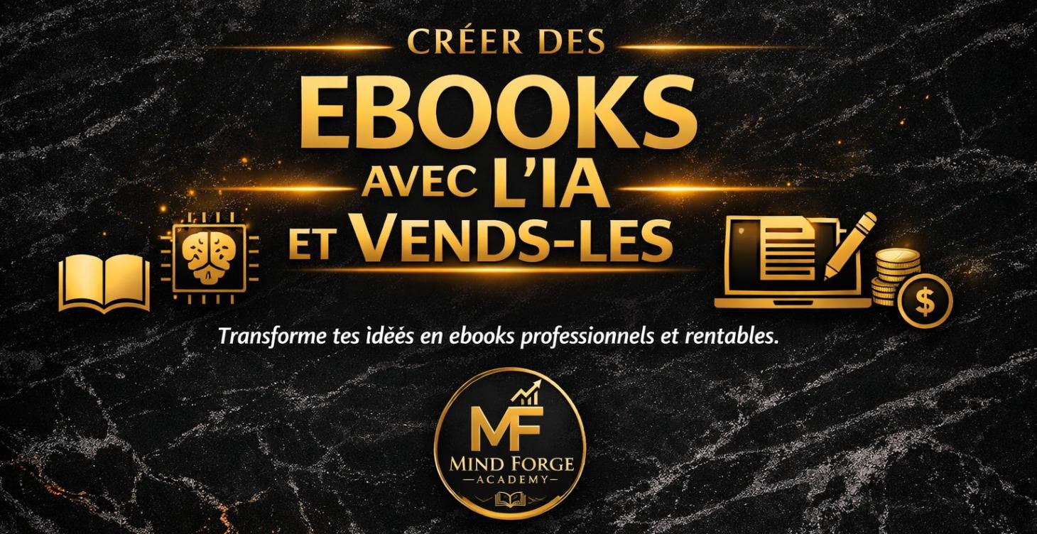 📚Crée ton Ebook IA & Vends‑le💷