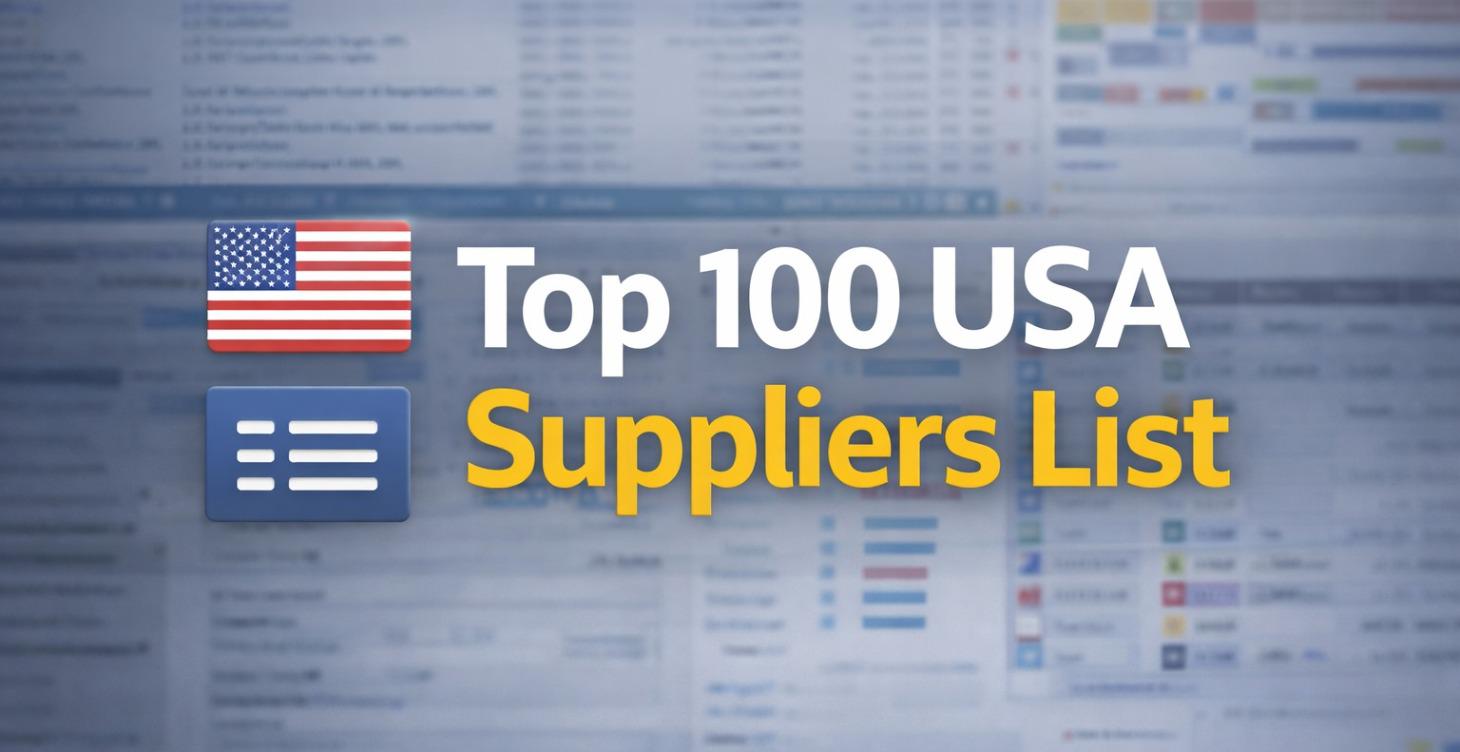 Example of the Top 100 USA Suppliers List test